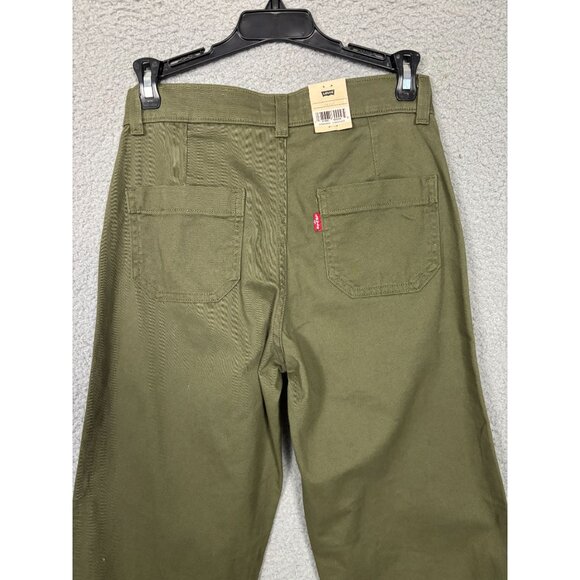 Levis Women's Green Utility Pants Size 24x27 Mid-Rise Relaxed Fit New With Tag's - Picture 4 of 7
